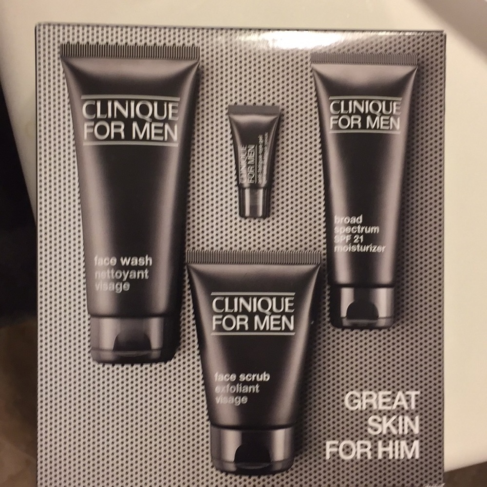 New Clinique for Men 4 piece skin care set